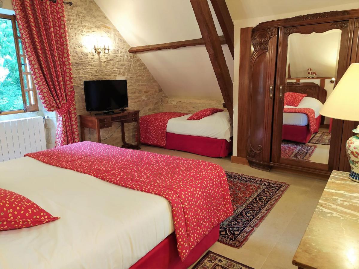 Hotel Le Manoir De Mathan Crepon A La Campagne 5 Mn D'Arromanches Et 10 Mn De Bayeux المظهر الخارجي الصورة
